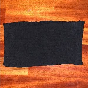 Brandy Melville Smocked Bandeau Top